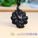 Jade Nine Tailed Fox Pendant Necklace Gemstone Chinese for Women Men Vintage