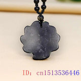 Jade Nine Tailed Fox Pendant Necklace Gemstone Chinese for Women Men Vintage