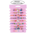 Unicorn Cat Rainbow Bracelet Adjustable Friendship Jewelry