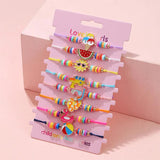 Unicorn Cat Rainbow Bracelet Adjustable Friendship Jewelry