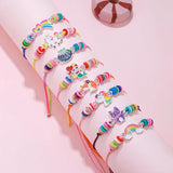 Unicorn Cat Rainbow Bracelet Adjustable Friendship Jewelry
