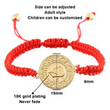Hand-woven Red/Black Muslim Jewelry Hand Strap