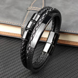 Customized Leather Bracelet for Men Women Personalized Letter Name Wristband