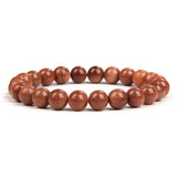 Sandstone Beaded Bracelet Stretch Meditation Wristband