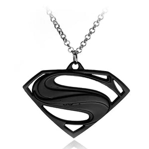 Silver Alloy Hero Man Pendant Movie Anime Necklace Men Jewelry Kids Boy Gift