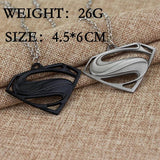 Silver Alloy Hero Man Pendant Movie Anime Necklace Men Jewelry Kids Boy Gift
