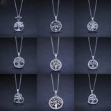 SODROV Tree of Life Necklace Platinum Plated Choker Chain