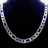 6/8 mm Stainless Steel Men's Necklace Chain Custom Length