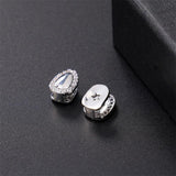 Iced Caps Teeth Grillz Plated Cubic Zircon Micro Pave Top & Bottom Charms