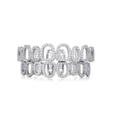 Iced Out Hip Hop Teeth Grillz Set CZ Micro Pave Top & Bottom Grills