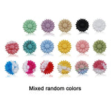 10Pcs Rainbow Sunflower Daisy Silicone Beads 22mm Glow In The Dark