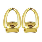 2pcs 18k Plated Open Face Single Tooth Hip Hop Grills