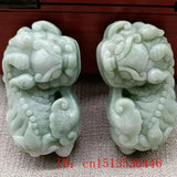 Natural Lantian Jade Ruyi Pixiu Pendant Necklace