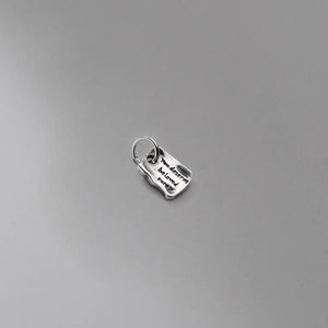 Trustdavis 925 Silver English Geometry Charm Pendant DIY Jewelry