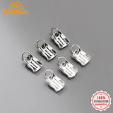 Trustdavis 925 Silver English Geometry Charm Pendant DIY Jewelry