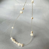Elegant Baroque Pearl Necklace