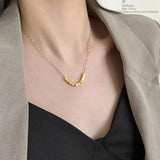 Cube Chain Pendant Necklace for Women, Wedding Party Gift