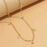 Y2k Crystal Star Belly Chain Sexy Waist Chain