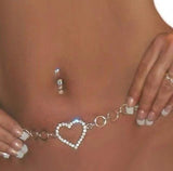 Sexy Rhinestone Waist Chain Belt Crystal Body Jewelry