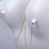 Sexy Chest Chain Nipple Circle Stainless Steel Body Jewelry