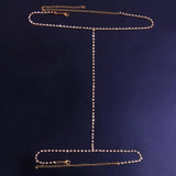 Boho Crystal Butterfly Thigh Chain Body Jewelry