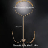 Boho Crystal Butterfly Thigh Chain Body Jewelry