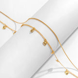 Sexy Metal Heart Pendant Waist Chain Crystal Star Bikinis Body Chain