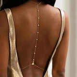 Bridal Pearl Back Chain Jewelry for Wedding
