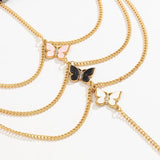 Women's Butterfly Leg Chain Beach Body Jewelry