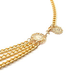 Sexy Bikini Beach Waist Belt Chain Long Tassel Coin Pendant Body Jewelry
