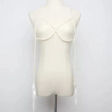 Pearls Bow Tie Sexy Body Necklace Chest Chain Body Jewelry for Women