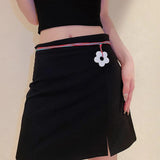 Acrylic Flower Dynamic Rope Waist Chain Tassel Body Chain