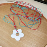 Acrylic Flower Dynamic Rope Waist Chain Tassel Body Chain