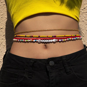 4PCS/Set Vintage Sexy Beach Waist Chains Belly Chain Bohemian Style