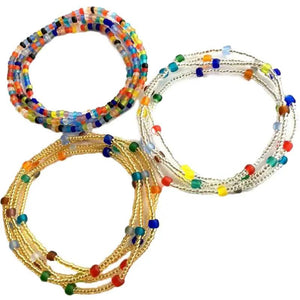 3Pcs Bohemian Style Ethnic Belly Chain Waist Jewelry