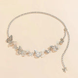 Butterfly Charm Waist Chain for Women Bikinis Y2K Accessories