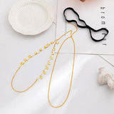 Snake Pendant Leg Chain Vintage Rhinestones Pearl Body Jewelry Gift