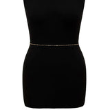 Minimalism Crystal Body Chain for Women Vintage Beach Vacation Accessory