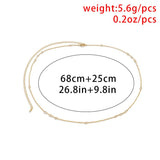 Boho Crystal Sexy Body Chain Jewelry for Women