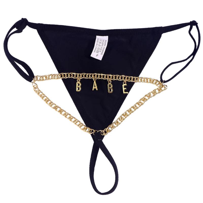 Personalized Sexy Girls Thong Name Waist Chain Body Jewelry