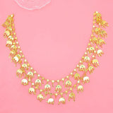 Plated Moon Pendant Tassel Chain Body Jewelry Thai Ethnic Costumes Dress