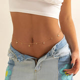 Punk Star Sequins Charm Body Waist Chain Sexy Bikini Beach Jewelry