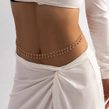 Punk Star Sequins Charm Body Waist Chain Sexy Bikini Beach Jewelry