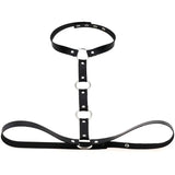 Body PU Leather Harness Bondage Statement Necklaces