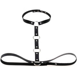 Body PU Leather Harness Bondage Statement Necklaces