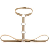 Body PU Leather Harness Bondage Statement Necklaces