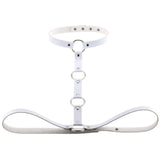 Body PU Leather Harness Bondage Statement Necklaces