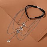 Women's Silver Multilayer Thigh Chain