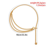 Sexy Bikini Beach Multilayer Waist Belt Chain Long Tassel Coin Pendant Harness