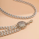 Sexy Bikini Beach Multilayer Waist Belt Chain Long Tassel Coin Pendant Harness